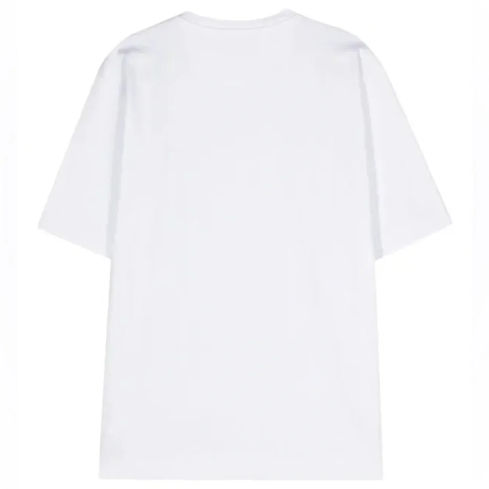 Like New Men’s Size Medium Balenciaga Oversized Logo Scripted T-shirt 100% White - Picture 3 of 14